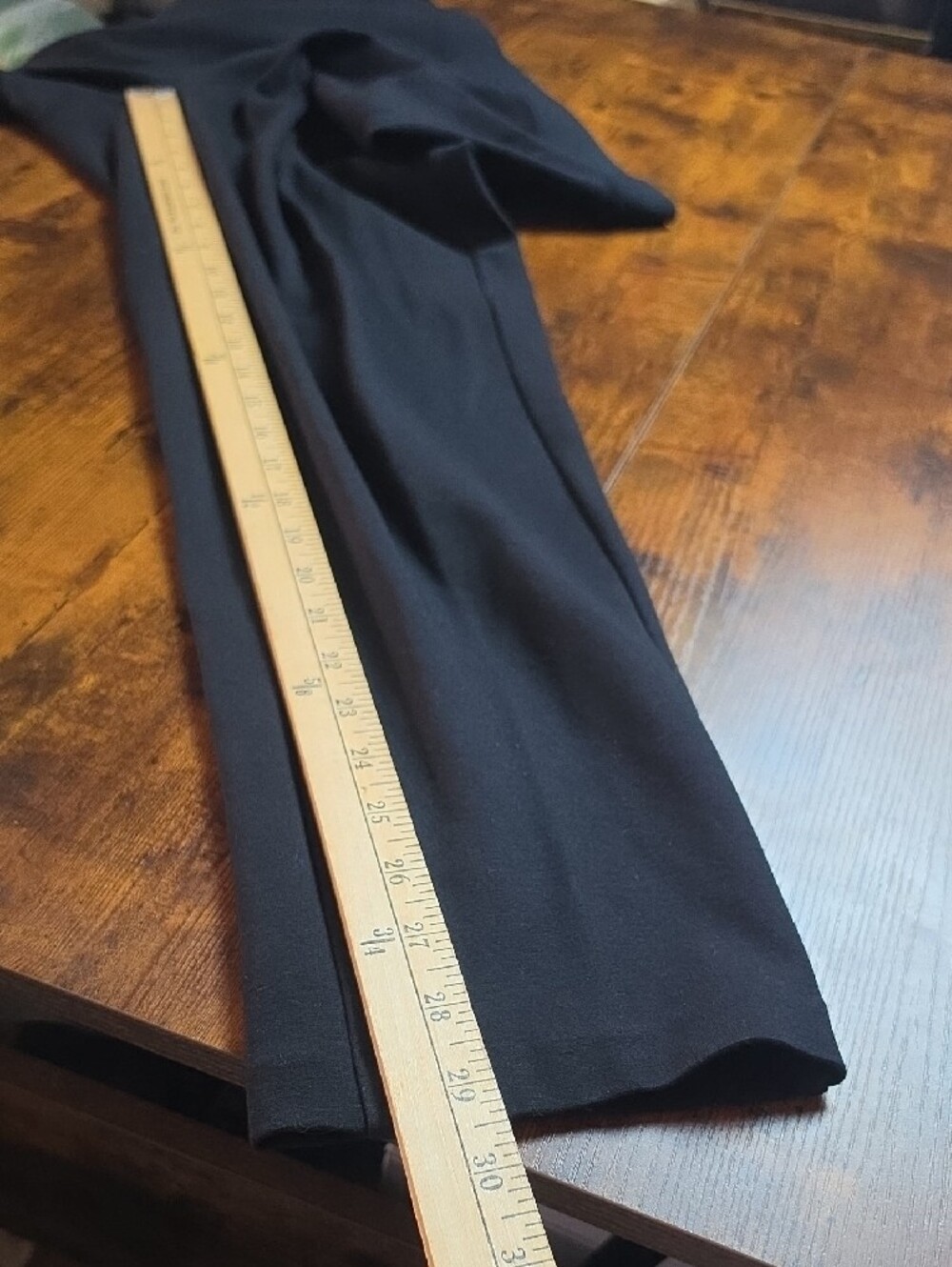 TALBOTS | Comfy Black Elastic Waist Pull On Stretch Tapered Lounge Pants | XL - Picture 7 of 8